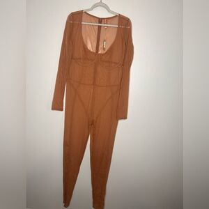SKIMS Festival Sheer Mesh Jumpsuit NWT